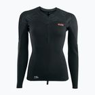Moteriški plaukimo marškinėliai ilgomis rankovėmis ION Neo Zip Top 1.5 black