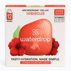 Izotoninis gėrimas waterdrop Microdrink Relax 12 kubelių hibiscus acerola