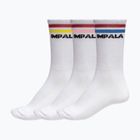 Moteriškos kojinės IMPALA Stripe 3 poros white