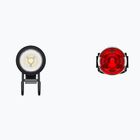 Dviračio žibintų rinkinys Knog Plugger Twinpack juodas