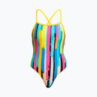 Funkita moteriškas vientisas maudymosi kostiumėlis su dirželiais, vienspalvis FS38L7148116