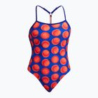 Funkita Twisted One Piece moteriškas maudymosi kostiumėlis blizgūs kamuoliukai