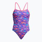 Moteriškas plaukimo vientisas kostiumas Funkita Single Strap One Piece doggie paddle