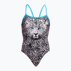 Moteriškas plaukimo vientisas kostiumas Funkita Single Strap One Piece white walker