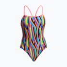 Moteriškas vientisas plaukimo kostiumas Funkita Single Strap One Piece curl curl
