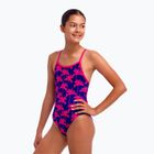 Vaikiškas vientisas maudymosi kostiumėlis Funkita Single Strap One Piece pinky palms