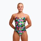 Moteriškas vientisas maudymosi kostiumėlis  Funkita Single Strap One piece sub lime