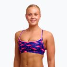 Maudymosi kostiumėlio viršus Funkita Sports Top flocked up