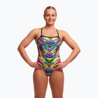 Moteriškas vientisas maudymosi kostiumėlis Funkita Single Strap One pieces happy hide