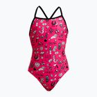 Vaikiškas vientisas maudymosi kostiumėlis Funkita Tie Me Tight One Piece sketchy