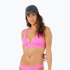 Moteriškų maudymosi kostiumėlių viršutinė dalis Rip Curl Premium Surf D-Dd Deep V super pink