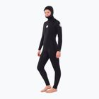 Moteriškas plaukimo hidrokostiumas Rip Curl Dawn Patrol 5/4mm Chest Zip Hooded black