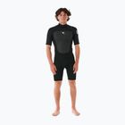 Vyriškas plaukimo hidrokostiumas Rip Curl Omega 2 mm Back Zip Springsuit black