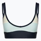 Maudymosi kostiumėlio viršus Rip Curl Block Party Spliced Crop navy