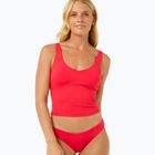 Maudymosi kostiumėlio viršus Rip Curl Premium Surf Tankini hibiscus red