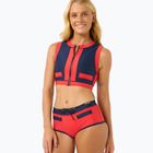 Maudymosi kostiumėlio apačia Rip Curl Noughties Low Rise Victoria Vergara red/dark blue