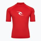 Vaikiški plaukimo marškinėliai Rip Curl Waves Upf lava red