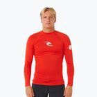 Vyriški plaukimo marškinėliai ilgomis rankovėmis Rip Curl Waves Upf Perf lava red