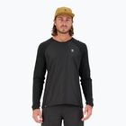Vyriški dviračių marškinėliai ilgomis rankovėmis Mons Royale Tarn Merino Shift Wind Jersey black