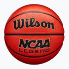 Krepšinio kamuolys Wilson NCAA Legend orange/black dydis 6