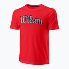 Vyriški teniso marškinėliai Wilson Script Eco Cotton Tee wilson red