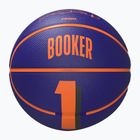 Vaikiškas krepšinio kamuolys Wilson NBA Player Icon Mini Booker navy dydis 3