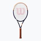 Wilson Blade 26 Roland Garros 2023 vaikiška teniso raketė tamsiai mėlyna ir oranžinė WR128010U