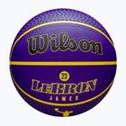 Krepšinio kamuolys Wilson NBA Player Icon Outdoor Lebron blue dydis 7