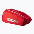 Teniso krepšys Wilson Super Tour Red 9PK red
