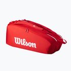 Teniso krepšys Wilson Super Tour Red 6PK red