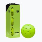 Picklebolo kamuoliai Wilson Max 40 Outdoor Pickleball 3B 3 vnt. green