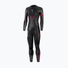 Moteriškas triatlono hidrokostiumas Synergy Adrenaline Full Sleeve 5 mm black/red