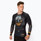 KSW Mad Viking vyriškas marškinėliai su ilgomis rankovėmis, juodi