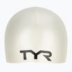 Vaikiška plaukiojimo kepuraitė TYR Wrinkle-Free Silicone white