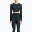 Moteriški treniruočių marškinėliai ilgomis rankovėmis Reebok RBK Lab Seamless Crop black
