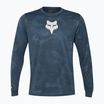 Vyriškas dviratininko trikotažas ilgomis rankovėmis Fox Racing Ranger Tru Dri dark vintage blue