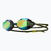 Plaukimo akiniai TYR Blackops 140 Ev Racing Mirrored fluo green/black