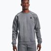 Under Armour vyriški treniruočių marškinėliai Rival Fleece Crew pilkos spalvos 1357096