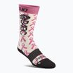 Moteriškos snieglenčių kojinės ThirtyTwo B4BC Merino pink/white