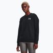 Under Armour Essential Fleece Crew black/white moteriškas džemperis