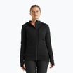 Icebreaker moteriška trekingo striukė Quantum III Zip Hood black