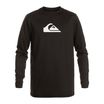 Vyriški plaukimo marškinėliai ilgomis rankovėmis Quiksilver Solid Streak black