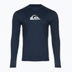 Vyriški plaukimo marškinėliai ilgomis rankovėmis Quiksilver Solid Streak navy blazer/grey
