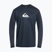 Vyriški plaukimo marškinėliai ilgomis rankovėmis Quiksilver Solid Streak navy blazer/white