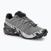 Salomon Speedcross 6 vyriški bėgimo bateliai quiet shade/black/pearl blue