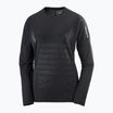 Vyriški bėgimo marškinėliai ilgomis rankovėmis Salomon Sense Aero Tee GFX deep black/black