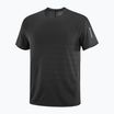 Vyriški bėgimo marškinėliai Salomon Sense Aero Tee GFX deep black/black