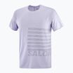 Vyriški bėgimo marškinėliai Salomon Sense Aero Tee GFX cosmic sky/castlerock