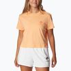 Columbia moteriški marškinėliai North Cascades Cropped orange trekking shirt 1930051826