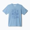 Vaikiški marškinėliai Columbia Valley Creek Graphic ripple blue/hike guide
